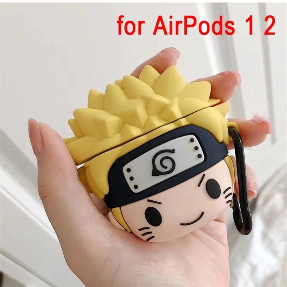 Airpods Pro/1st/2nd Generation Anime Naruto Sasuke Silicone Protective Case